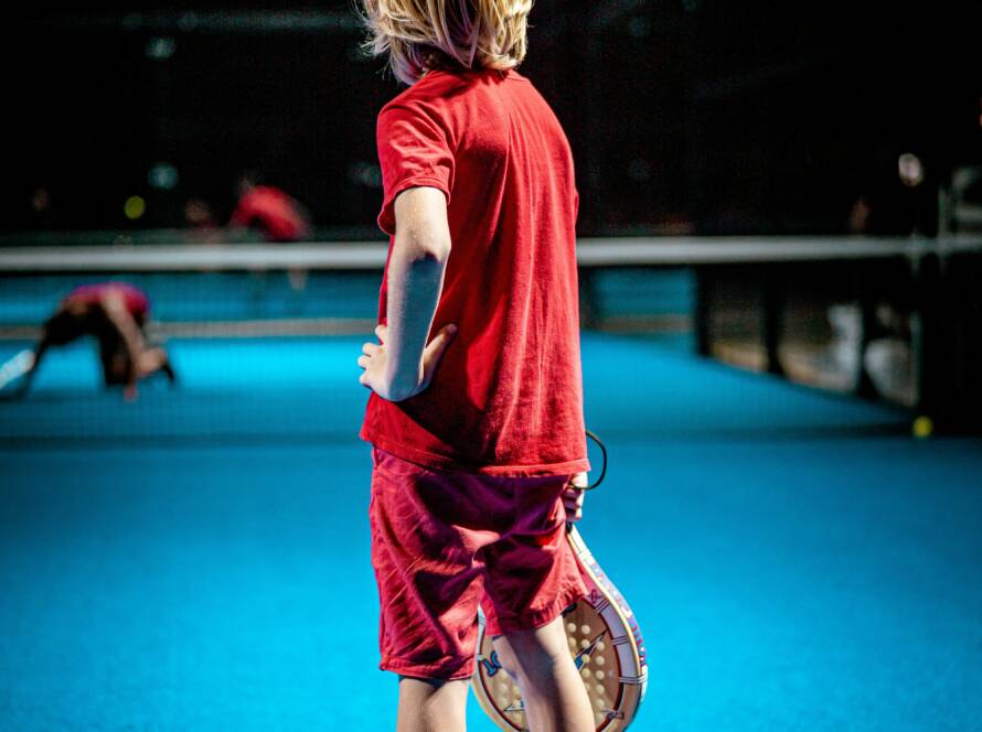 Pádel para niños en club de pádel en Talavera de la Reina, Olympo Pádel