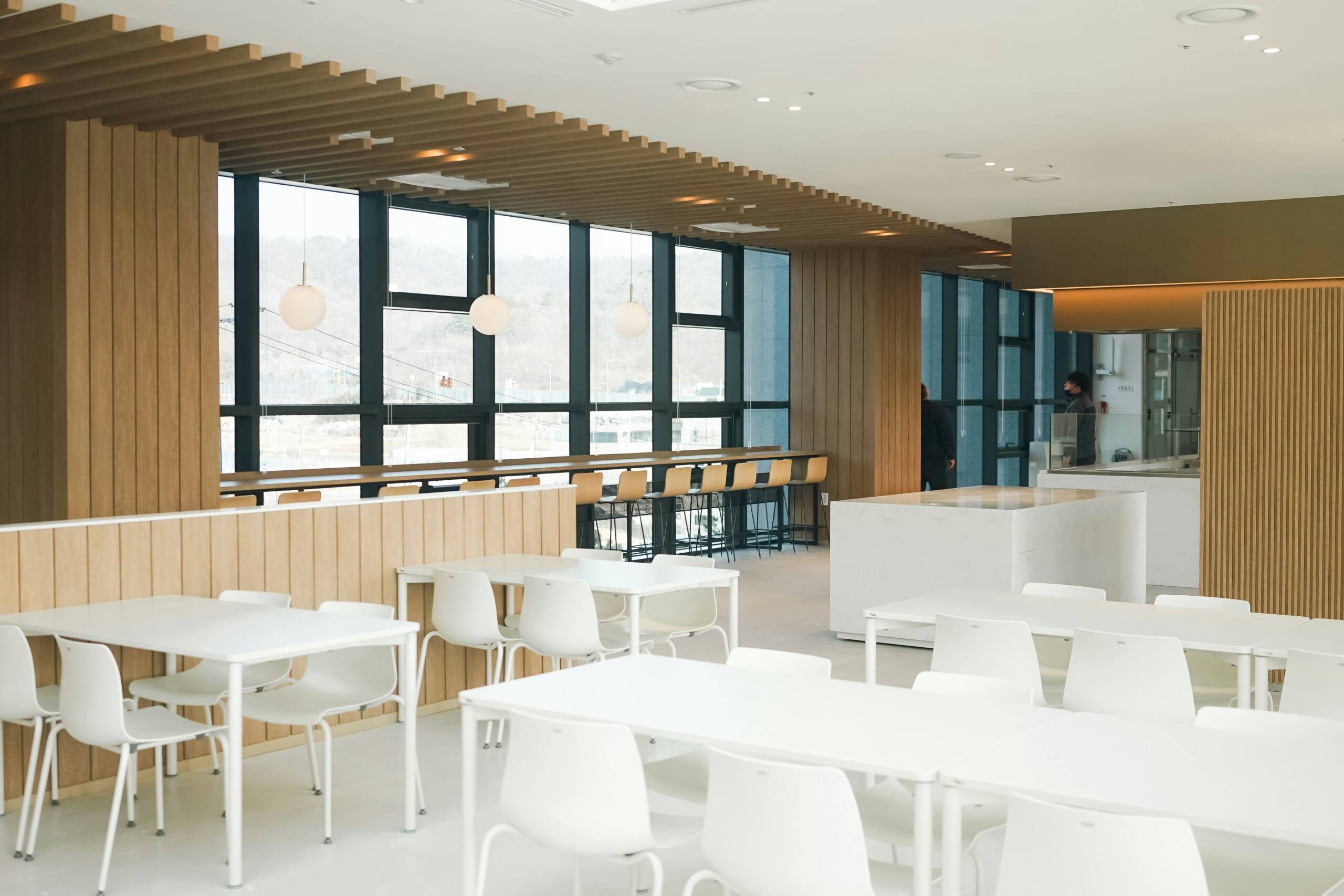 Cafetería climatizada